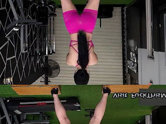 Its Hard Not To Stare When The Bodacious Suki Sin Works Out In The Public Gym