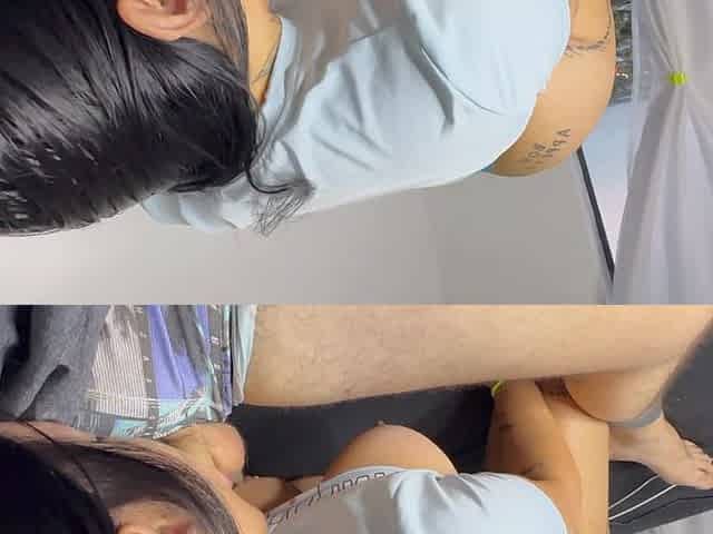 Naughty Latina Argentina Sucking Deep