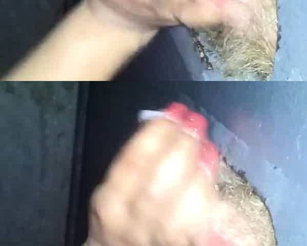 Svenska Hustruns Glory Hole Handjob
