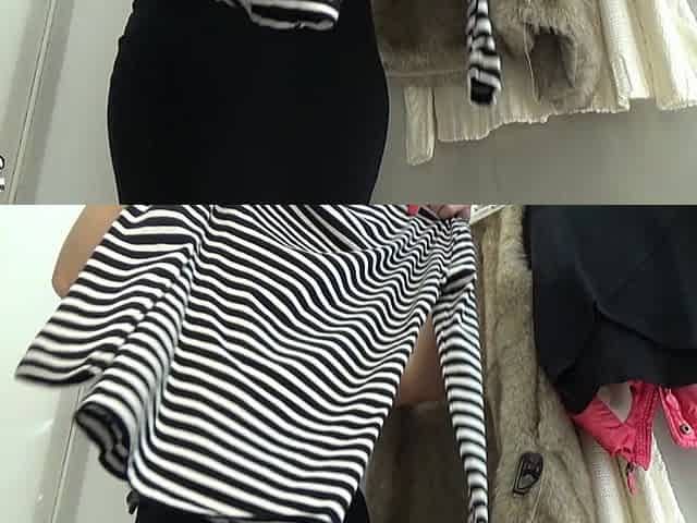 Hot MILF Masturbating in the Fitting Room