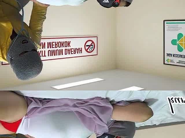 intimate hospital Doctor licking Nurse twat