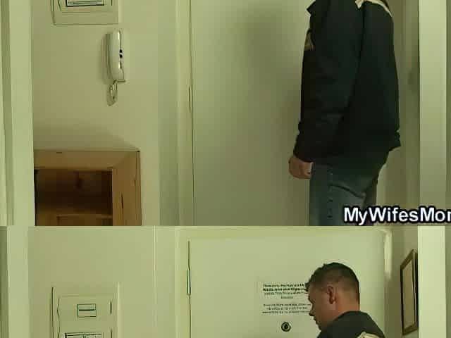 Son-in-law drills her old curly cunt