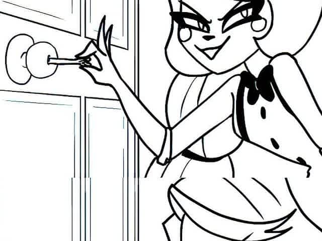 2 Gals in Hazbin Hotel Make Out