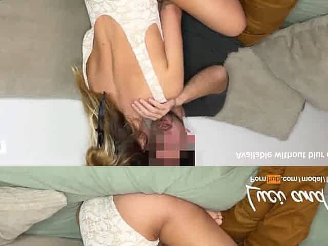 Facial spunk play on my ideal assets - messy hookup from a real couple!