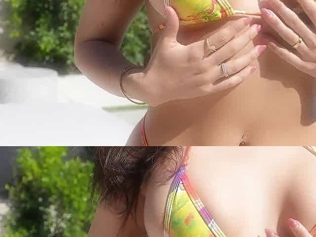 Caught My bffs brother stroking to me by the pool