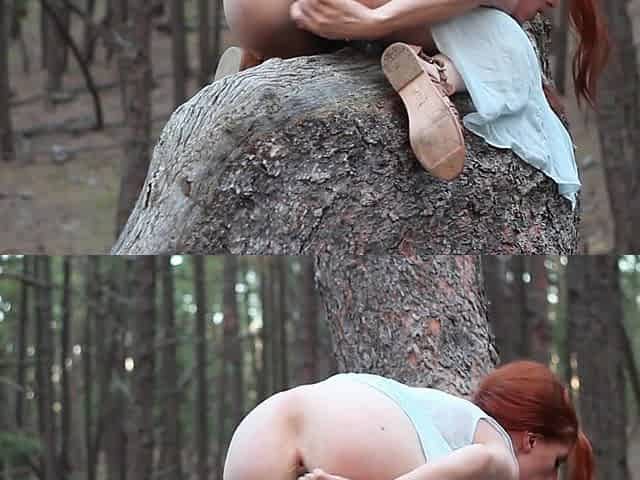Sexually aroused redhead tart crazy xxx scene