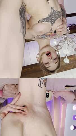 Let's Masturbate Together. I'm so Horny and Fucking My Tight Holes with My Fingers. Please Cum for Me