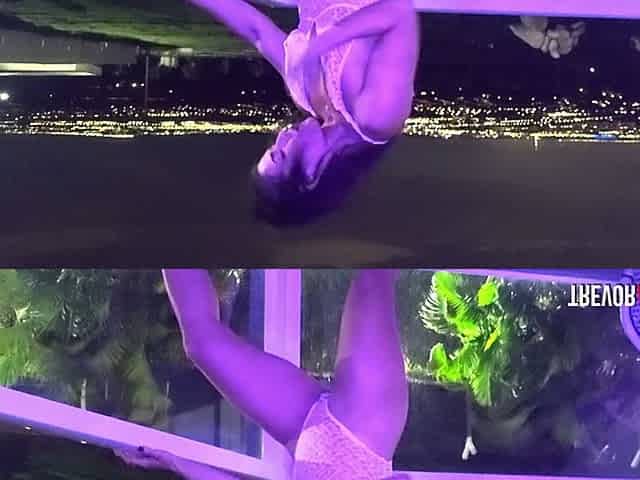 White Lingerie and a Lady of the Night Ready to Fuck