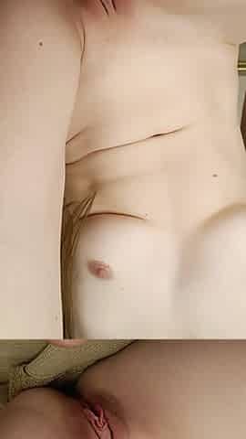 Tight Pussy Riding a Dildo, Reverse Cowgirl Style