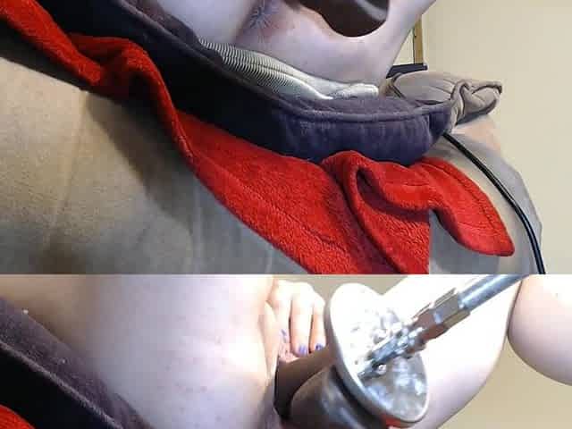 Vagina Stretched Up Close On BBC Bang Machine