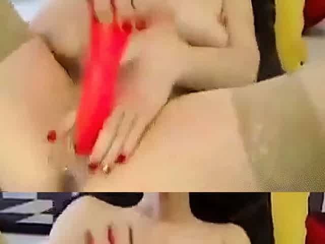 Romanian Amateur Squirts and Drinks on Webcam