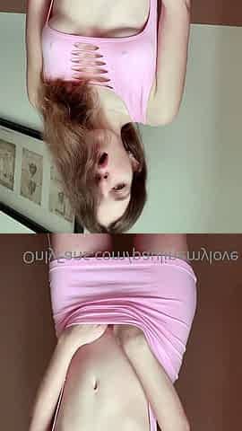 Cute teen anne solo anal masturbation