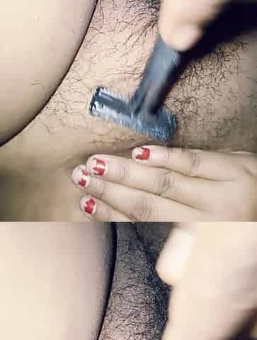 Desi Bhabhi Pusssy Hair Cutting Vidoe