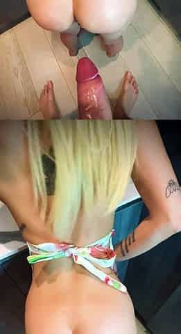 Very beautiful blonde babe fucked hardcore in the asshole