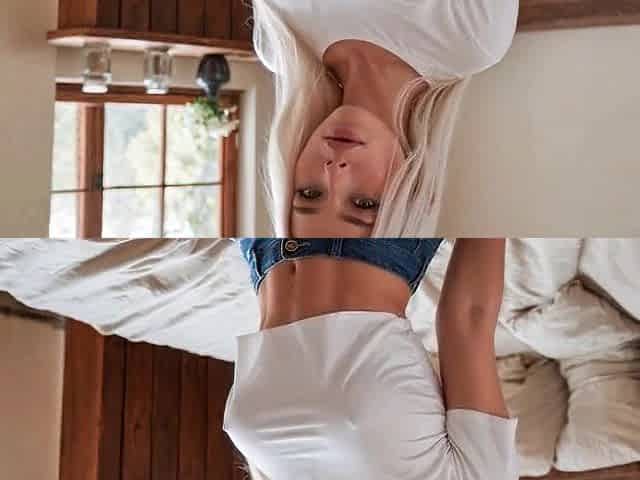 A GLAMOROUS, HOT BLOND WOMAN GETS BANGED LARGE (AI GENERATED) NOT A REAL PERSON
