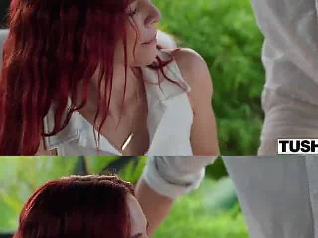 TUSHY Anal-Obsessed Redhead Sirena Milano Likes Getting Her Taut Butt Filled Up