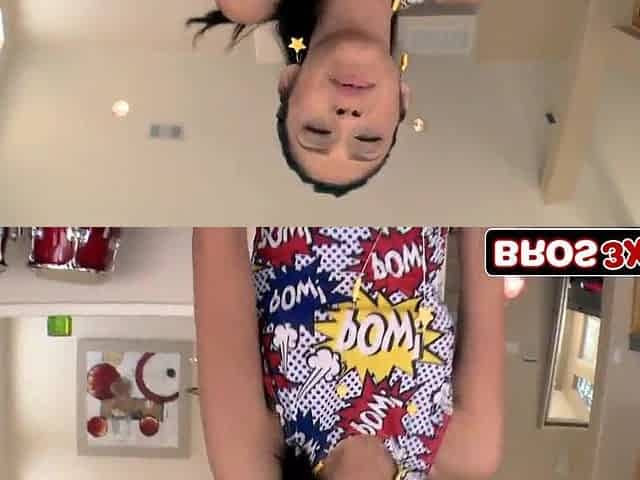 See How This babe Fits That Massive Rod in Her Little Butthole