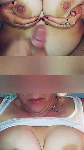cum on her titties