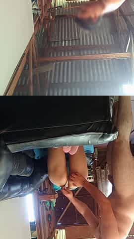 Matute Fucked in Armchair