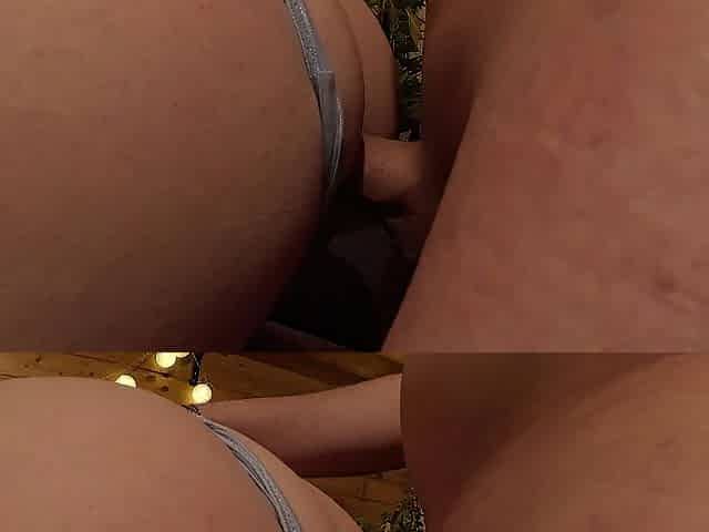 Meine geile Frau wird doggy durchgefickt und dann missionary vollgespritzt