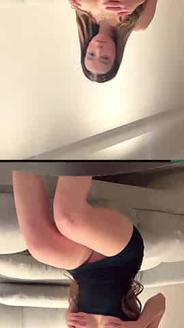 DIANN masturbation with lipstick in the rectal hole