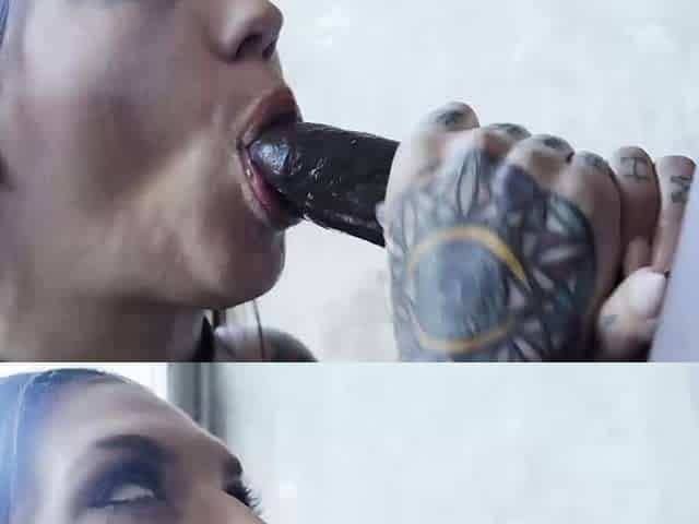 Tattooed Rocky Emerson Squirts From Extreme Riding
