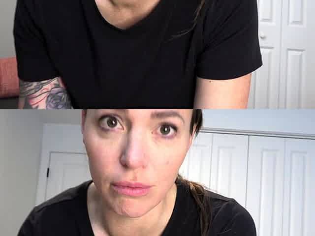 Nasty brunette pornstar with big boobs