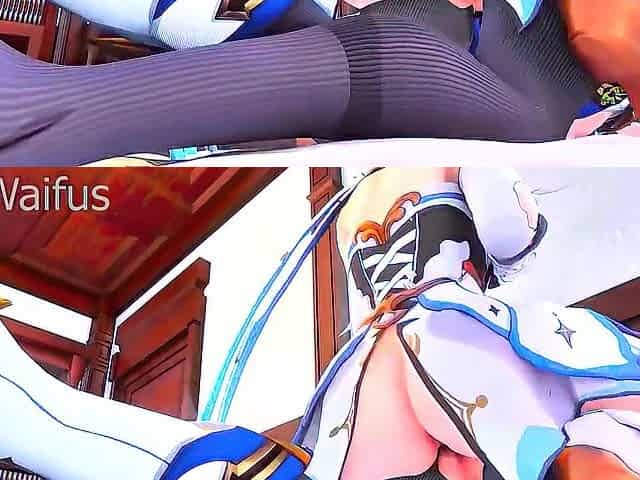 Sucrose x Lumine Midnight Sex Scene part two - Genshin Impact Manga