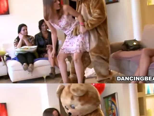 Jordan's Divorcerette CFNM Dancing Bear Party with Boy Strippers (db9527)