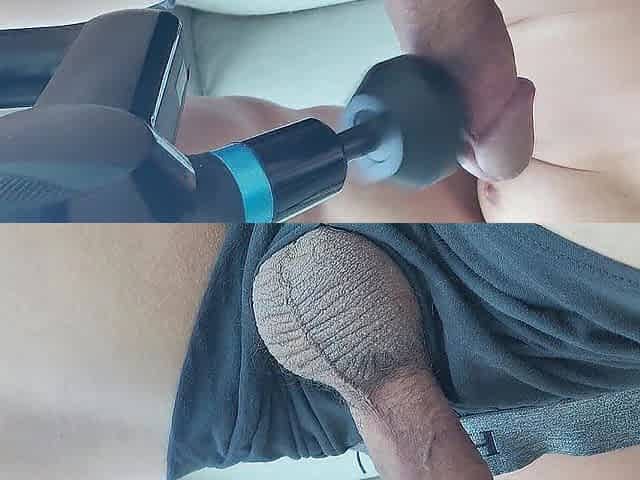 Cumming Hard with Massage Gun!! - Spunk fountain at 10:twenty!!!