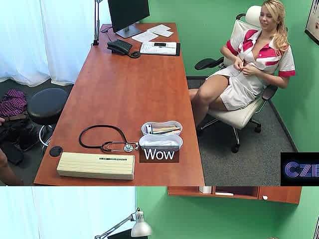 Nasty CZECH Nurse arranges a Quick Bang in her Uniform - CzechXXX