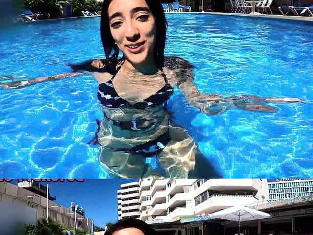 Argentinian Slut Is Picked Up From The Swimming Pool And Fucked In Her Hotel Room