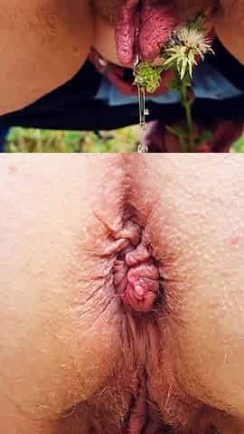 My Pissing Cunt in the Forest