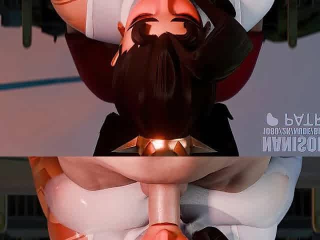 Overwatch Vendetta Sloppy Oral sex POV CG Animation Rule34