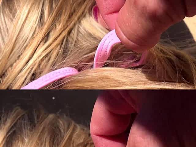 Blonde teen finger fucked POV