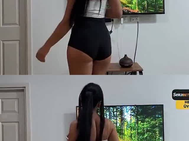 Sex Yoga Blowjob, Sex, And Cum In Mouth With Luna Berg