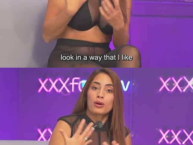 It wasn't a normal interview... breasty Paula Rojas ended up getting banged hard