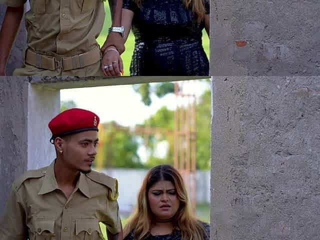 The Policeman Saw the Girl Having Sex and Then He Also Had Sex with Her Hard