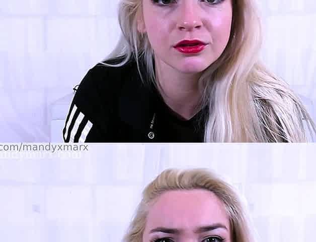 Hot blonde is smoking and masturbating on her webcam