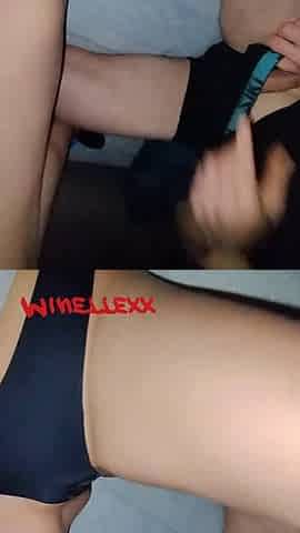 black panties fucked