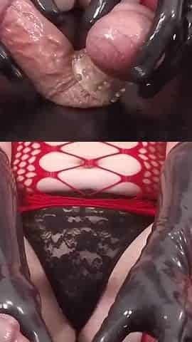 The Stepmother Carefully Removes Sperm From the Teenager's Balls