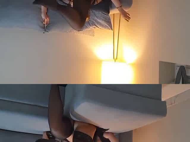 Amateur Blonde Mature Wife Enjoys Sex In Stockings