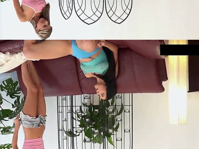 Gina Gerson with Nicol in a urinate wet lesbo love session by VIPissy