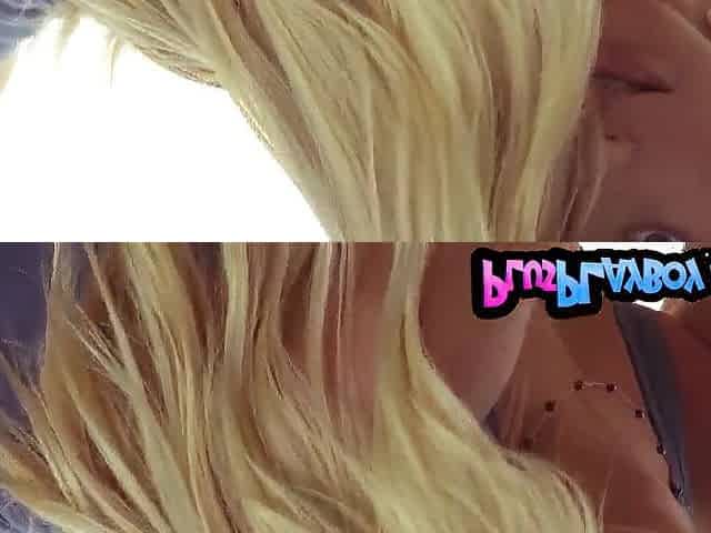 Sexy breasty chick Nikki Leigh showed her hawt body after hawt striptease session