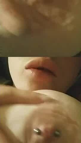 teasing my biggest tits in slow motion