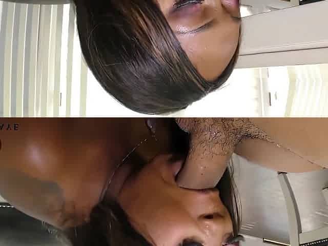 Kitchen Creampie With Thick Ebony