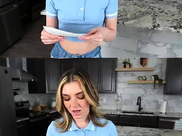 Homemade amateur blonde teen blowjob and cumshot