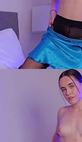 Teen Daisy Pantyhose Tease and Turning on the Photographer