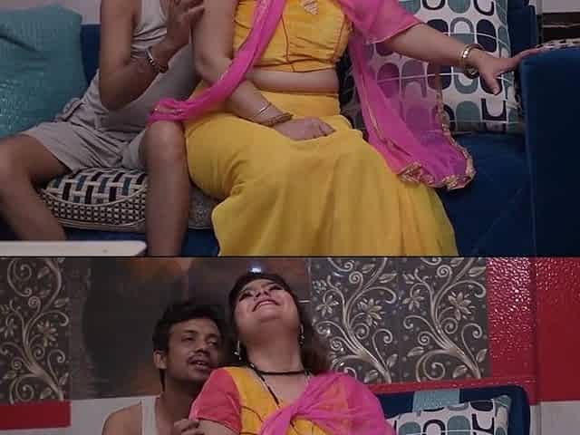 Step Sister Caught Him While Watching Porn! Indian Taboo Sex - Hindi Video - Handjob