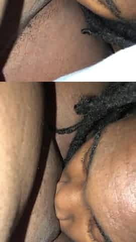 Stud Cums on her Girlfriend Tongue